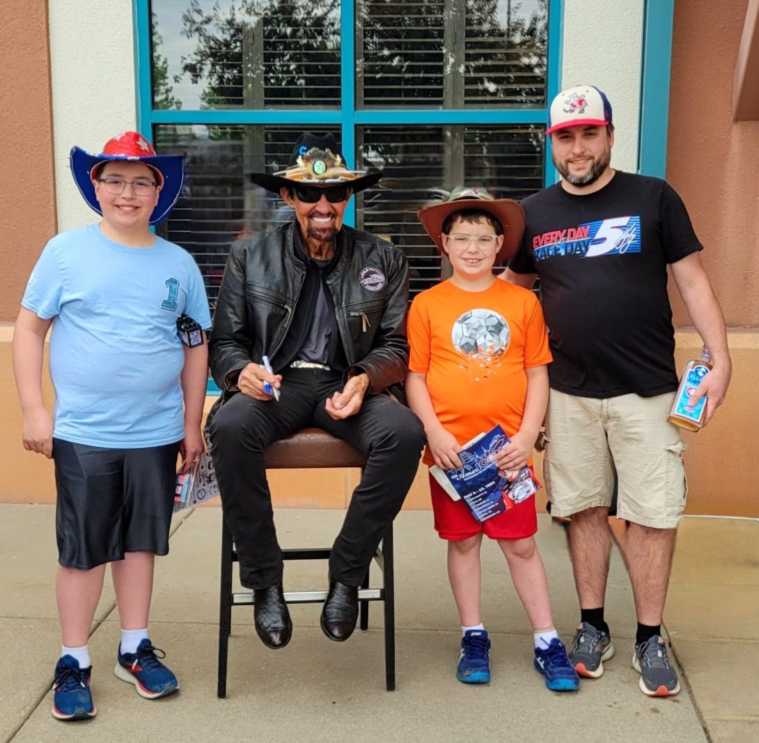 Got to meet @therichardpetty at the @KPCharityRide today!! Thank you @kylepetty for making this event happen!!