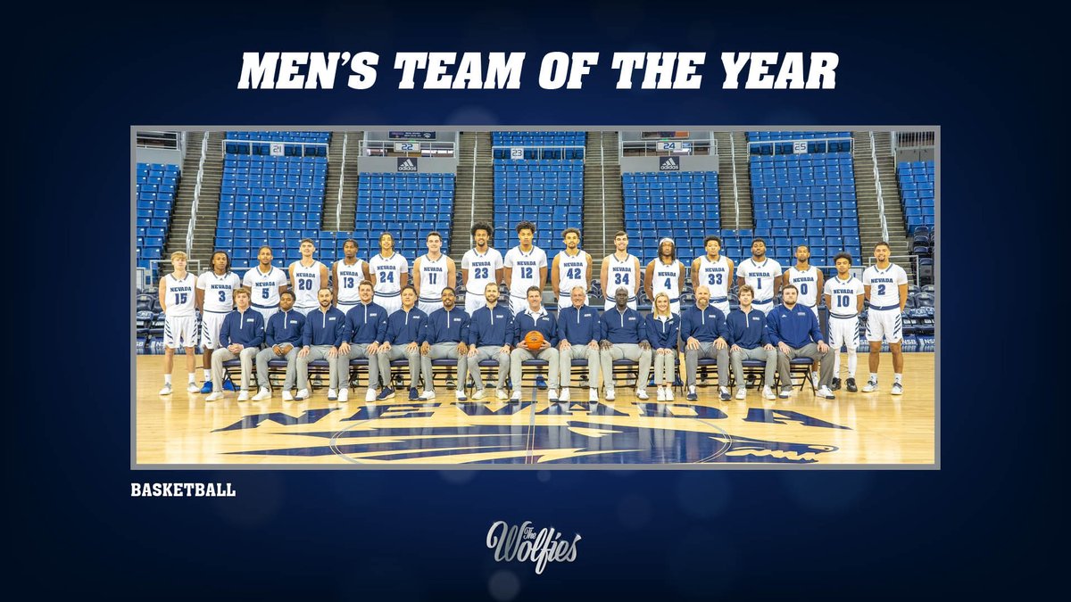 Winner of Men's Team of the Year! 🤩 @NevadaHoops #Wolfies2024