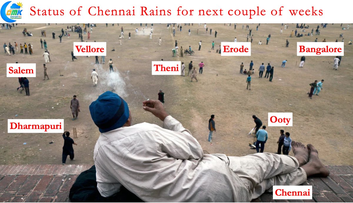 Effectively state of #Weather for the next couple of weeks over Peninsular #India in two images. #Summer #Thunderstorms to pick up over the interior #TamilNadu but #Chennai as usual can look at the #Rains from the distance. #Bengaluru can heave a sigh of relief. #WxwithCOMK