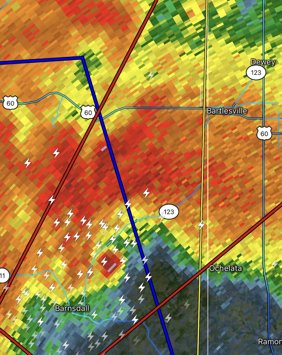 BARTLESVILLE, OK! Take cover immediately! A tornado emergency is in effect with a life threatening tornado heading toward town!