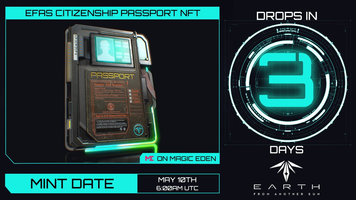 📅3 days left! Mark the mint day on your calendar @MagicEden: magiceden.io/launchpad/efas… 🎉 Kepler Citizenship Program Season I has officially ended! Your points remain valid and set to yield benefits in Season II. 🚀 Dive into Season II missions and get ready for the ▇▇▇▇▇▇…