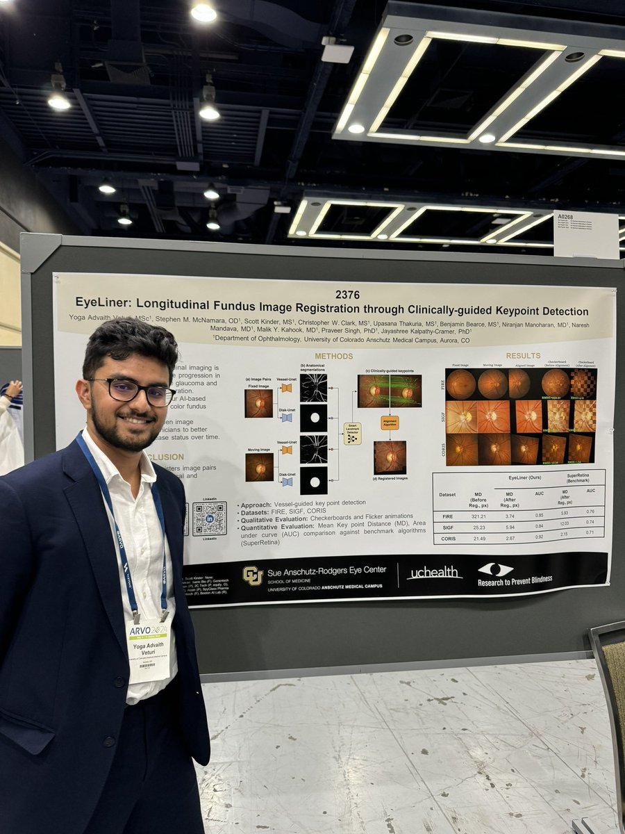 And myself presenting EyeLiner: a pipeline for longitudinal fundus image registration using key point detection <a href="/CUEyeCenter/">CU Ophthalmology</a> <a href="/qtimlab/">QTIM Lab</a>