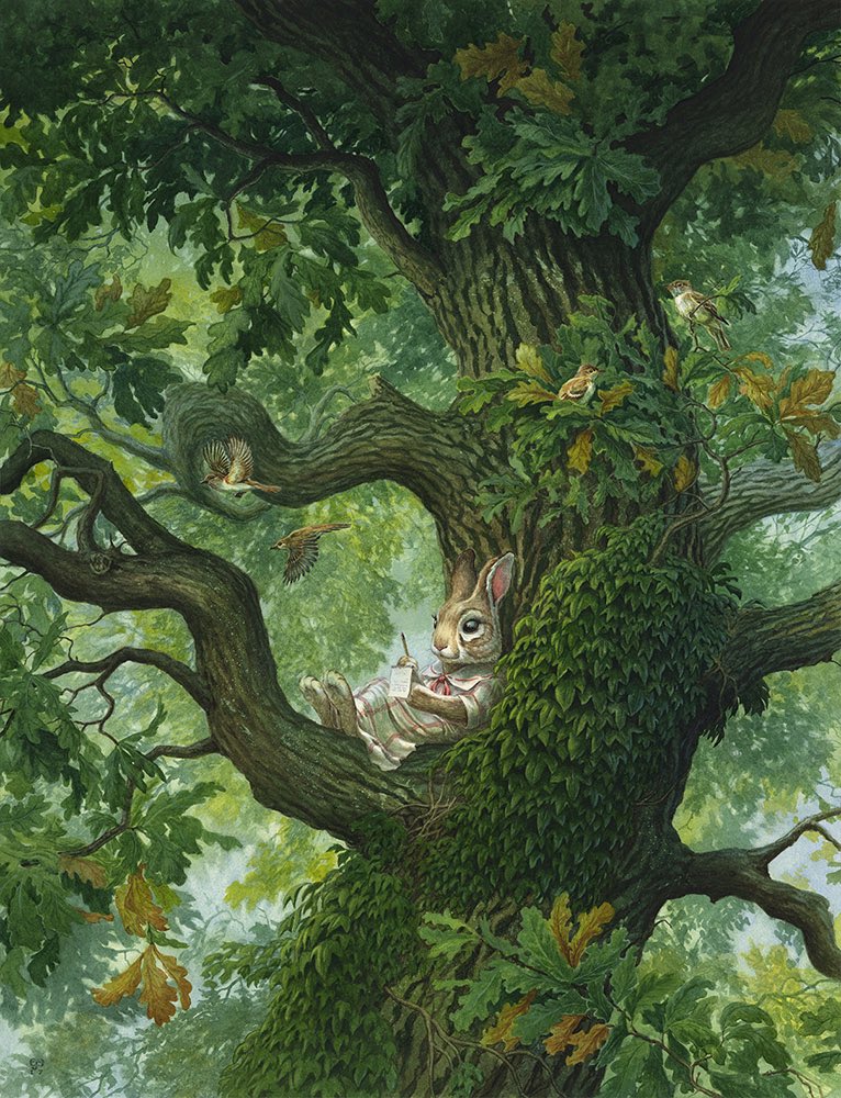 old trees have the best spots for writing & being alone… created by Chris Dunn