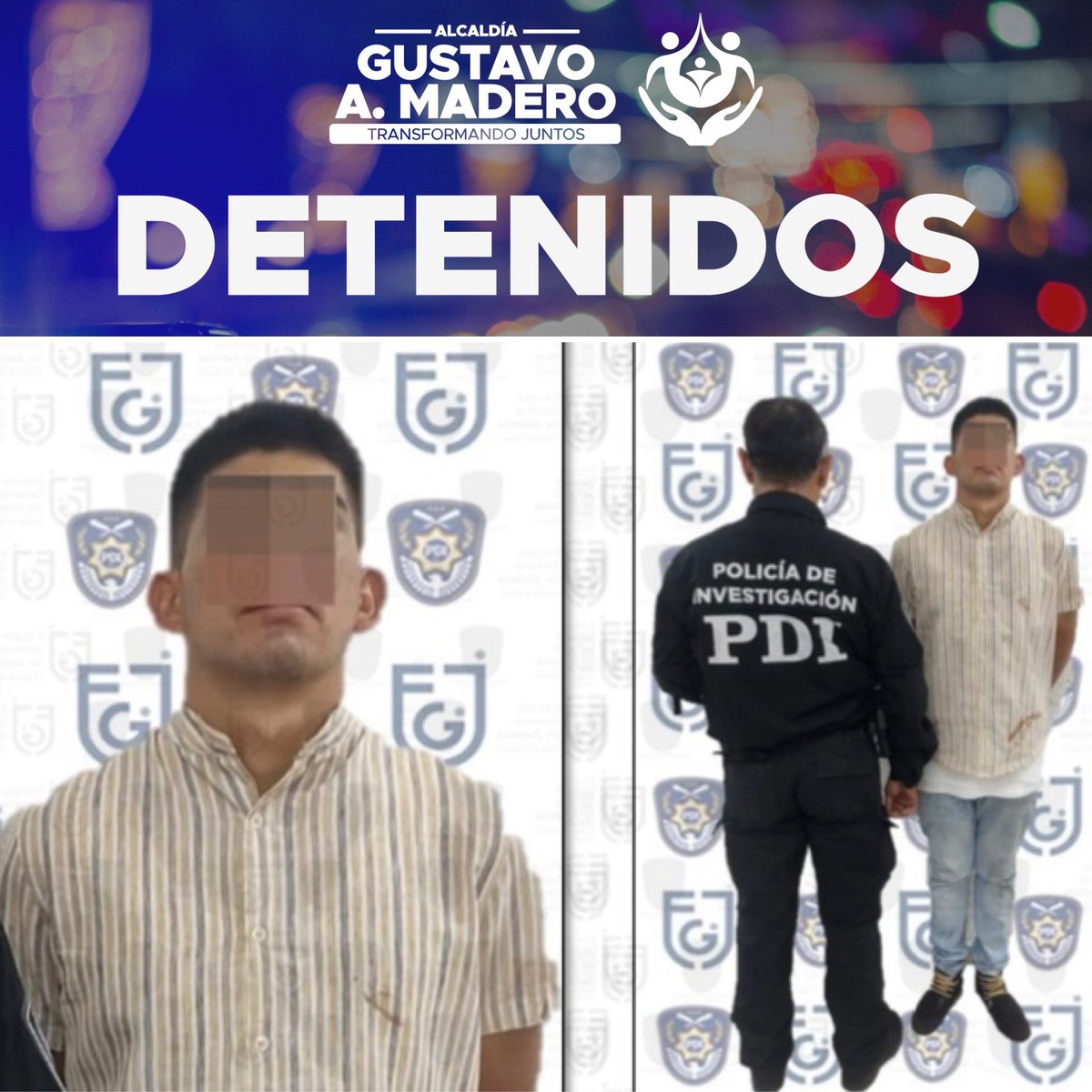 #DETENIDO| Como resultado de una denuncia ciudadana, elementos de la @PDI_FGJCDMX detuvieron a Jonathan 'N' por el presunto delito de portación de arma de fuego de uso exclusivo del Ejército, por lo que fue puesto a disposición de la Coordinación Territorial GAM-2.