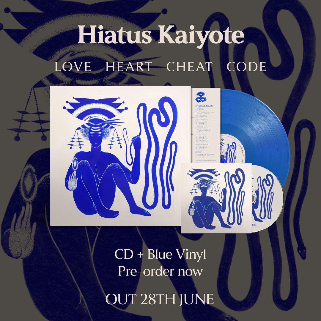 Melbourne-based band @HiatusKaiyote return with a stripped back new LP, embracing simplicity across 11 playful & exuberant tracks! 🎶 Available June 28th on CD and Blue vinyl w/ Pantone Blue artwork! 💙 🛍️ Pre-order now: brnw.ch/21wJwzq