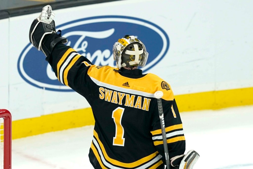 Boston Bruins win game one vs the Florida Panthers, 5 - 1 being the final score. Jeremy Swayman was great tonight: 974 SV%. Onto the next one. #NHLBruins | #NHL