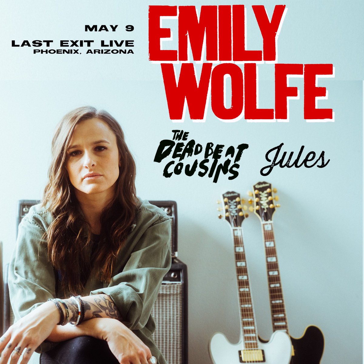 Opening for <a href="/EmilyWolfeMusic/">Emily Wolfe</a> this Thursday 5/9 at <a href="/lastexitliveaz/">Last Exit Live</a> with <a href="/DeadbeatCousins/">The Deadbeat Cousins</a>!!! 🥳 message me for tickets!!!
