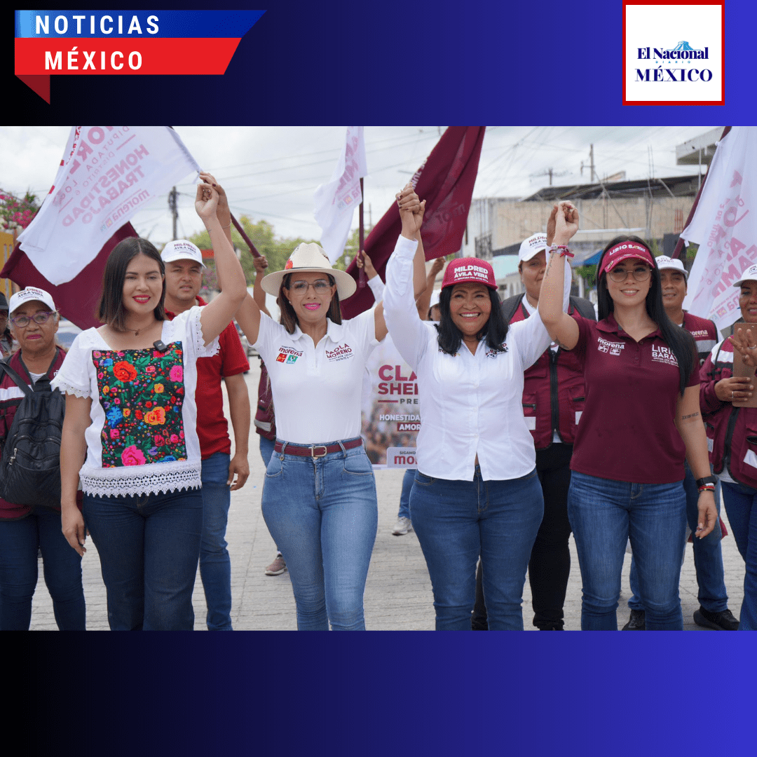 Mildred Ávila recorrió el fraccionamiento Arrecife, en la región 200, donde saludó a vecinas y vecinos junto con Anahí González, candidata a Senadora, y Paola Moreno, aspirante a Diputada por el Distrito 6 local. 🫂🇲🇽

Aquí la información.👀👇
➡️🔗 elnacionalmexico.com/se-ha-comprome…