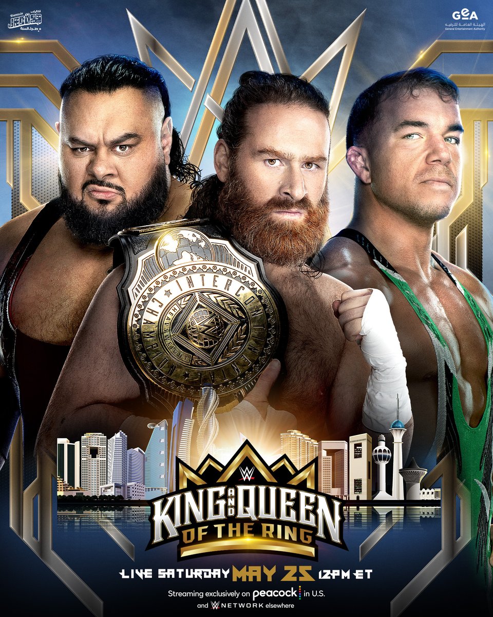 Intercontinental Champion @SamiZayn gets put to the test at #WWEKingAndQueen in a Triple Threat #ICTitle Match against @BRONSONISHERE AND @WWEGable!