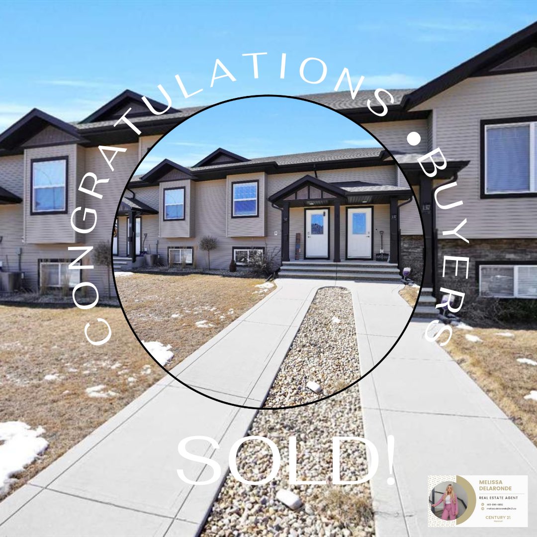 𝗧𝗵𝗶𝘀 𝗻𝗲𝘃𝗲𝗿 𝗴𝗲𝘁𝘀 𝗼𝗹𝗱…𝗦𝗢𝗟𝗗! 🎉

Congratulations to my First Time Home Buyers on the purchase of your new home in Blackfalds! 🏡

#sold #congratulations #realestate #buyersagent #blackfalds #sellingcentralalberta #meldelsells