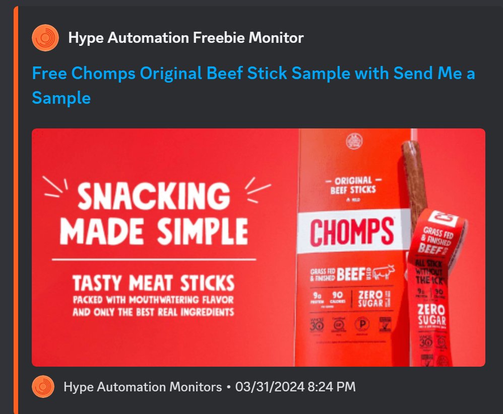 Rap beef or free beef sticks?