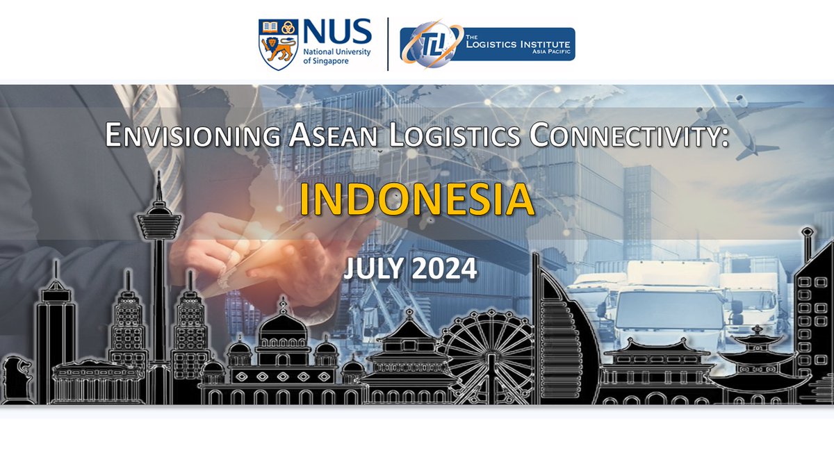 tliap_nus's tweet image. TLI-ALC-I : Envisioning ASEAN Logistics Connectivity: Indonesia

For more information to signup for this programme:

tliap.nus.edu.sg/education/envs…