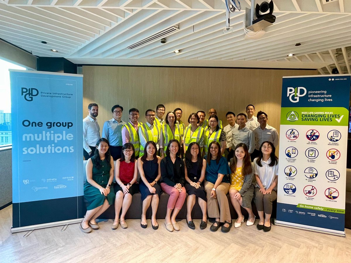 We celebrated World Day of Safety and Health at Work last week at @PIDGOrg's Singapore office. PIDG team members from across regions gathered for a virtual session on health and safety awareness, including case studies and best practices. #SafeDay2024