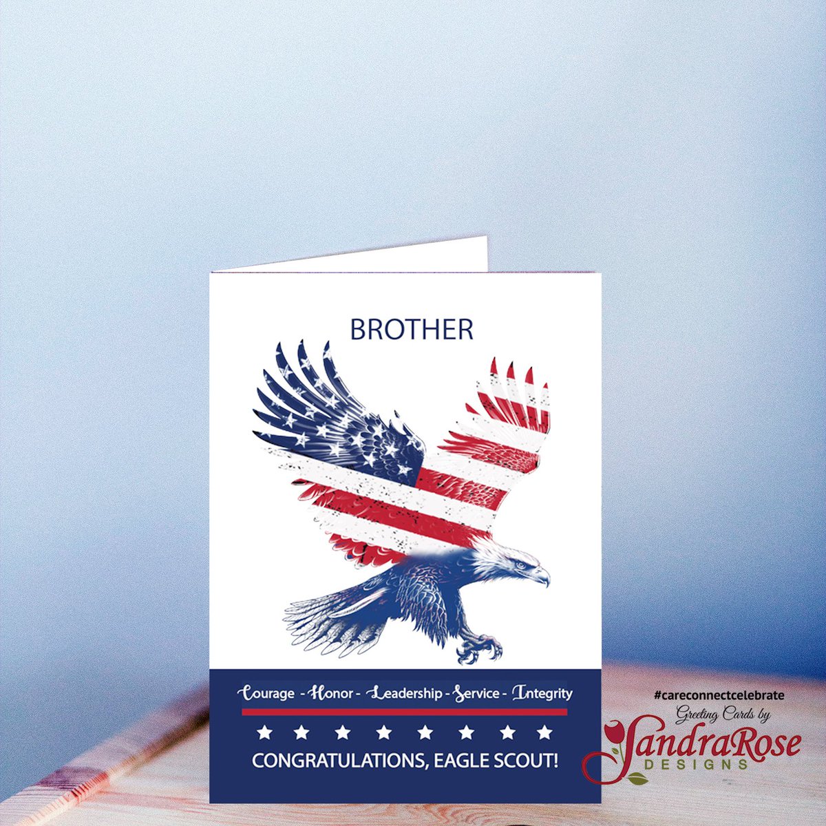 SandraRoseCards's tweet photo. Celebrate your brother's remarkable achievement with our Eagle Scout Congratulations Card. An eagle crafted from a grunge-style American flag soars proudly #CareConnectCelebrate #SandraRoseDesigns
@GCUniverse #Greetingcards #Greetingcard https://t.co/ASrDq0T71Q https://t.co/n561EzA9TF