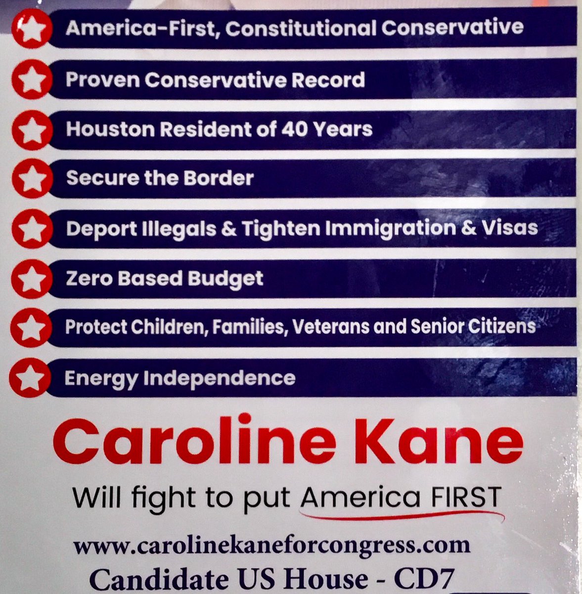 @CarolineKaneTX Caroline, You are most welcome!! 😃 I’m looking forward to meeting you on May 15th at your Get Out The Vote Meet and Greet. 😎👍