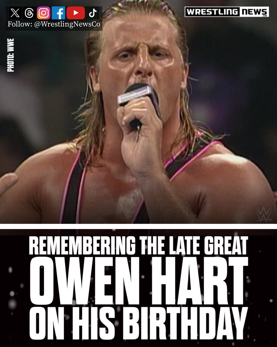 Happy birthday to the King of Harts, Owen Hart.