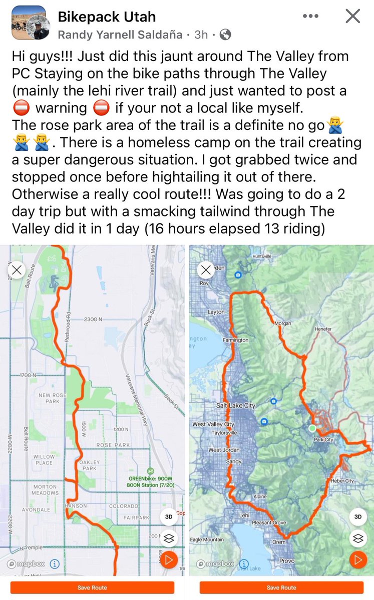 Hey @slcmayor I just moved here from CA and I really want to ride the whole Jordan River Trail! However, I keep seeing reports about the Rose Park area being unsafe for cyclists. Can you PLEASE address this? The paths in SLC and Utah counties are so good but this part scares me…