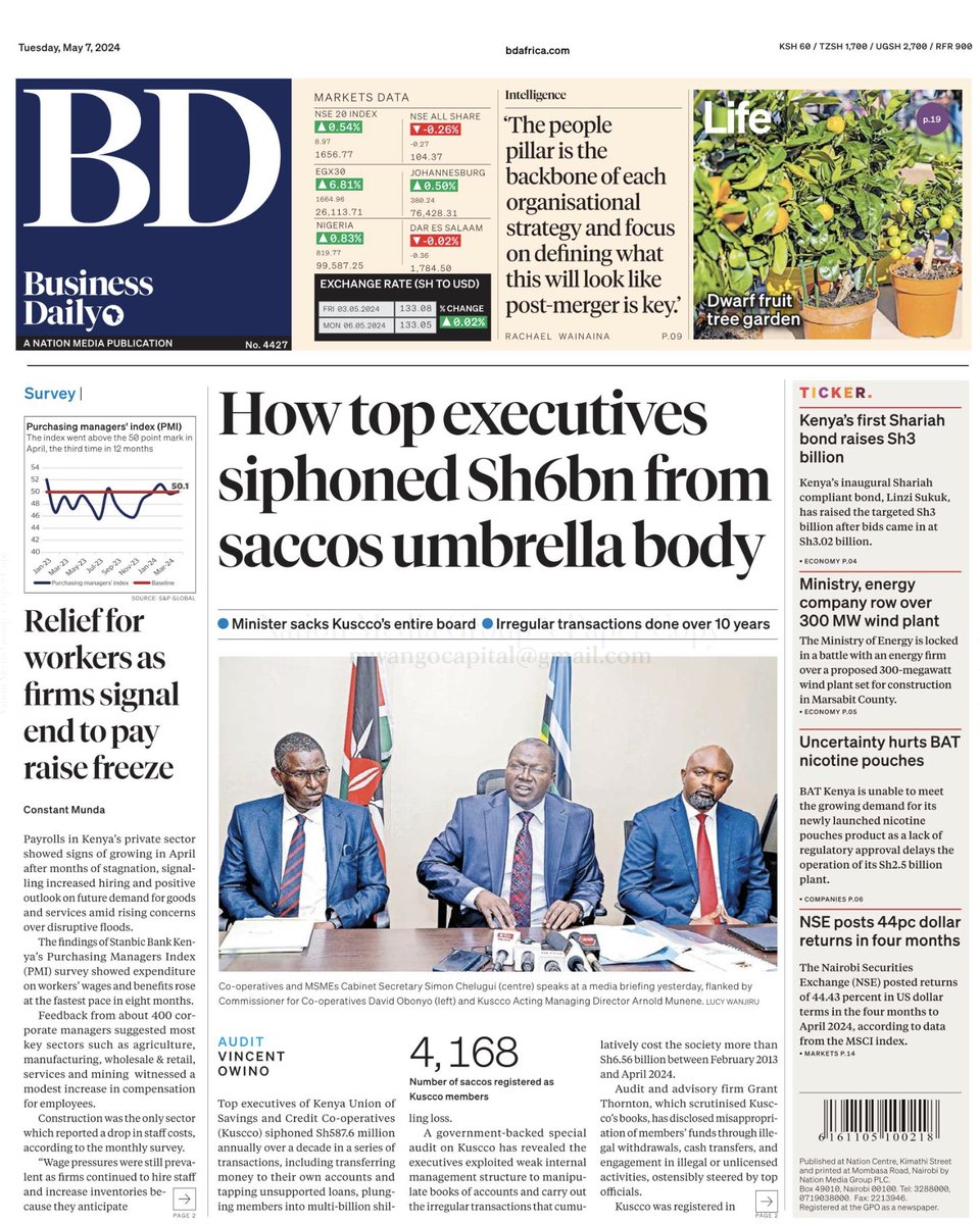 MwangoCapital's tweet photo. The mess at KUSSCO: https://t.co/qRDfluV0WI