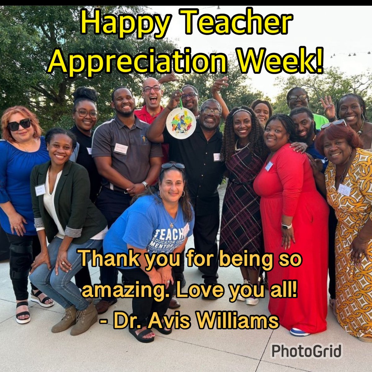 Happy Teacher Appreciation Week to all of the phenomenal teachers of @NOLAPSchools! I love you and appreciate you this week and every week. 🎉🎊❤️💯 #joy #NationalTeacherAppreciationWeek