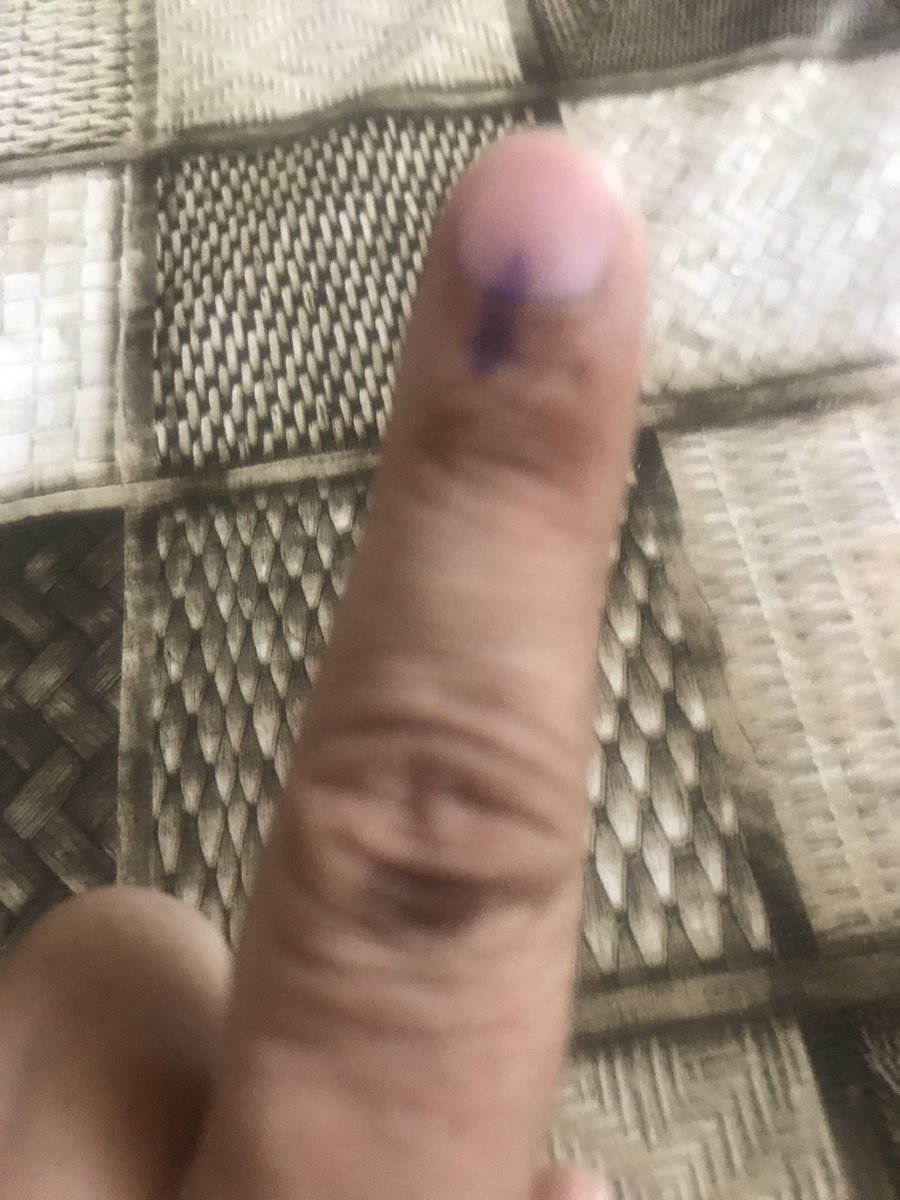 I have gone and voted for the right party. Hope you all will definitely exercise this right to vote and make our country strong and vibrant. JAI HIND