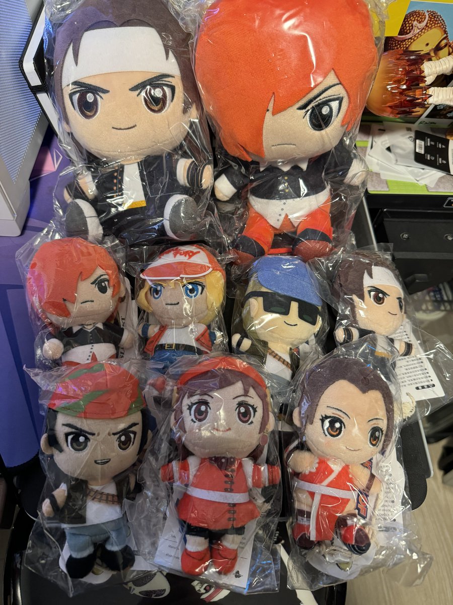 These KOF plushies from @iijan_limited are mad good YO ULLLLL this is good!!!