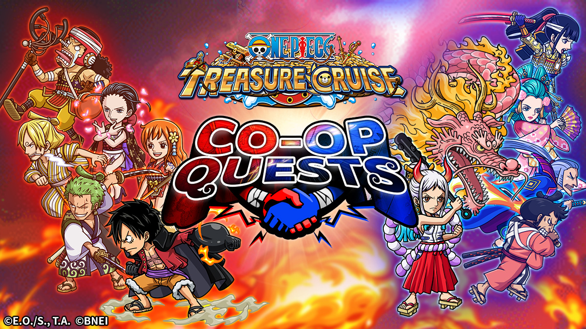 Time to team up, Nakama! 🤝 New Co-op Quests are now available! Join with a friend and get rewards together ✨ #ONEPIECE #OPTC
