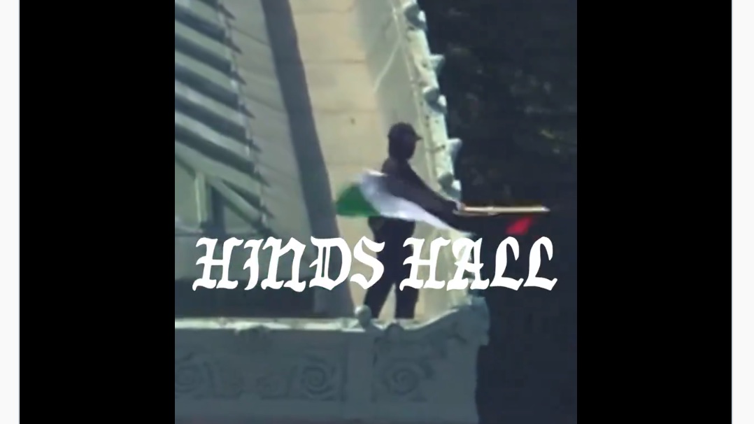 Macklemore just dropped a track called 'Hinds Hall' in support of the student-led protests against the ongoing war in Gaza. All proceeds from the track will go to the United Nations Relief and Works Agency for Palestine Refugees. thefader.com/2024/05/06/liv…