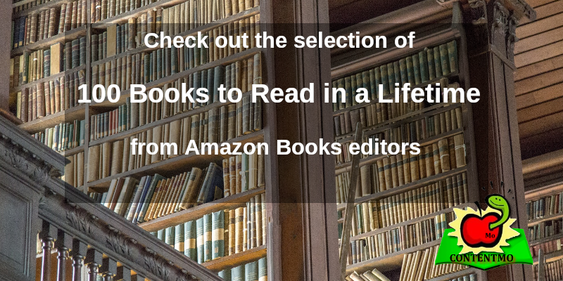 📖🐛     📖🐛     📖🐛     📖🐛     📖🐛

100 Books to Read in a Lifetime
from Amazon Books editors amzn.to/3p1LqO1

📖🐛     📖🐛     📖🐛     📖🐛     📖🐛

#LoveToRead #Bookshelves