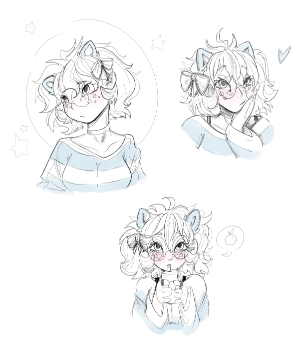 RosemaryDraws's tweet photo. Doodled her to remind myself I still draw https://t.co/rDoGCoCuh8