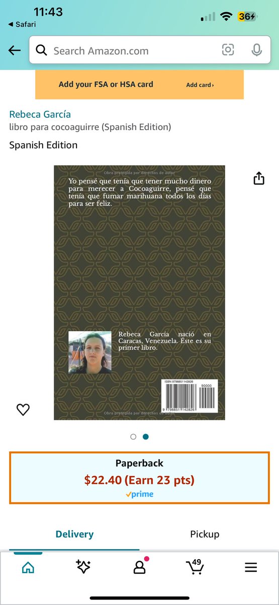 Rebeca Garcia tiene un libro en Amazon que hizo para una de sus víctimas. Esto es peor que cualquier historia de terror! En Venezuela no hay leyes amzn.to/3y1OSwc