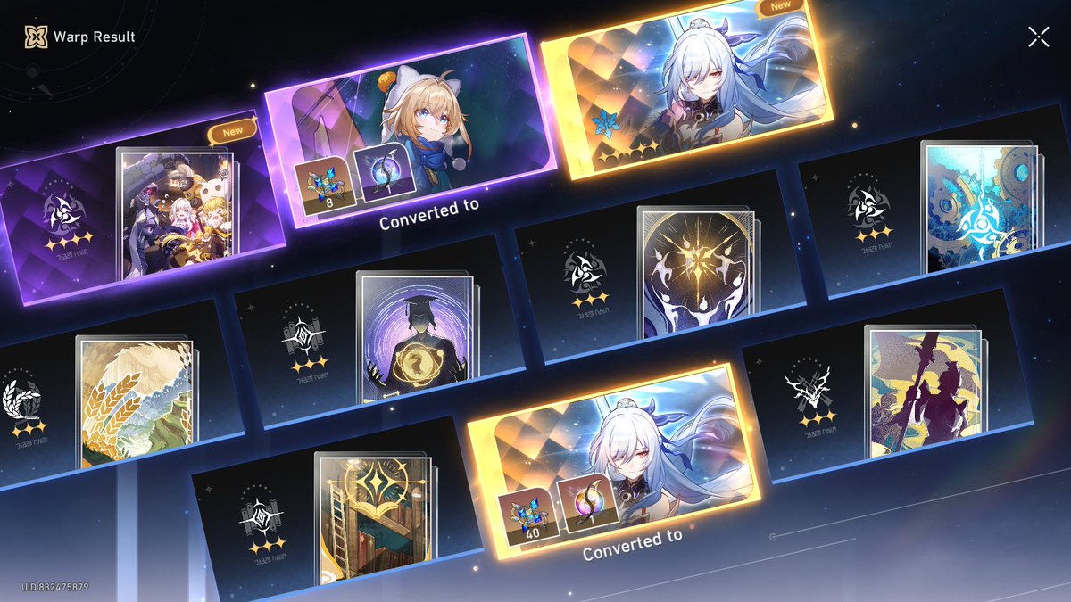 Damn. Got lucky. 20 pulls in, 50/50, and got 2 Jingliu.

#HonkaiStarRail
