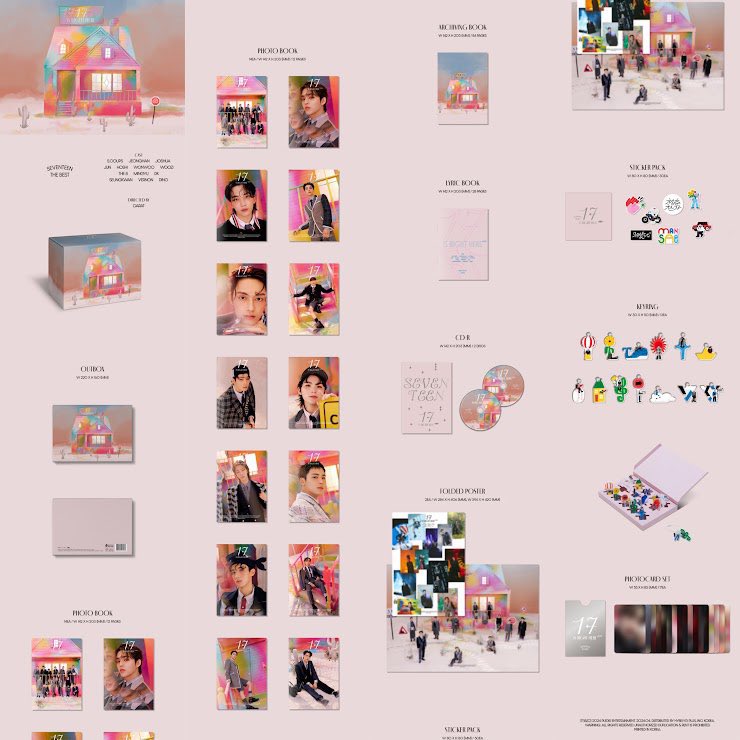 SVT BEST ALBUM '17 IS RIGHT HERE' - DELUXE VER TINGI

650 : mem PB+pc+keyring
600 : ob+archiving book 84p+lyric book+ cd + sticker pack (30pcs) + ot13 PB
380: posters (2pcs)+ot13(4pcs)

DP-150
JUNE1-167
JUNE16-167
JULY1-167

A: SC, JH, JS, HS, WW, MG, DK
B: JN, WZ, T8, SK, VN, DN