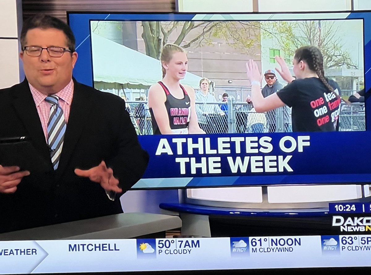 Congratulations to Addie and Mia for being named the KSFY and KARLS TV & APPLIANCE ATHLETES OF THE WEEK!