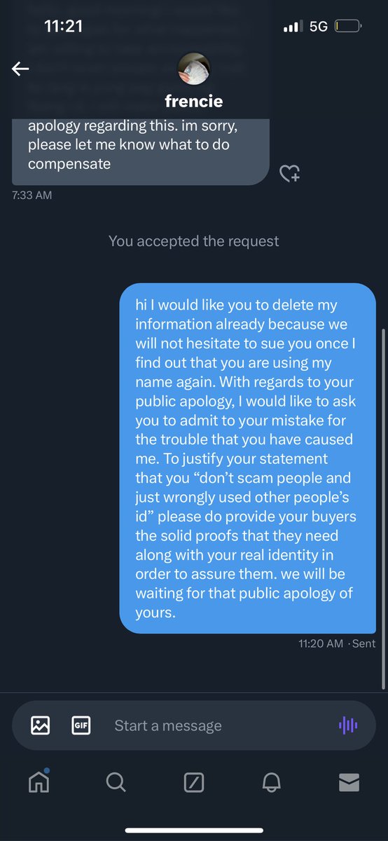 treasurepulls's tweet image. update:

they reached out to me but @cookiestoreph this can still can be considered as a scam bc you lied to your buyers. you should provide them with the assurance that they need and an explanation on why you had to use other people’s identity if you had no bad intentions.