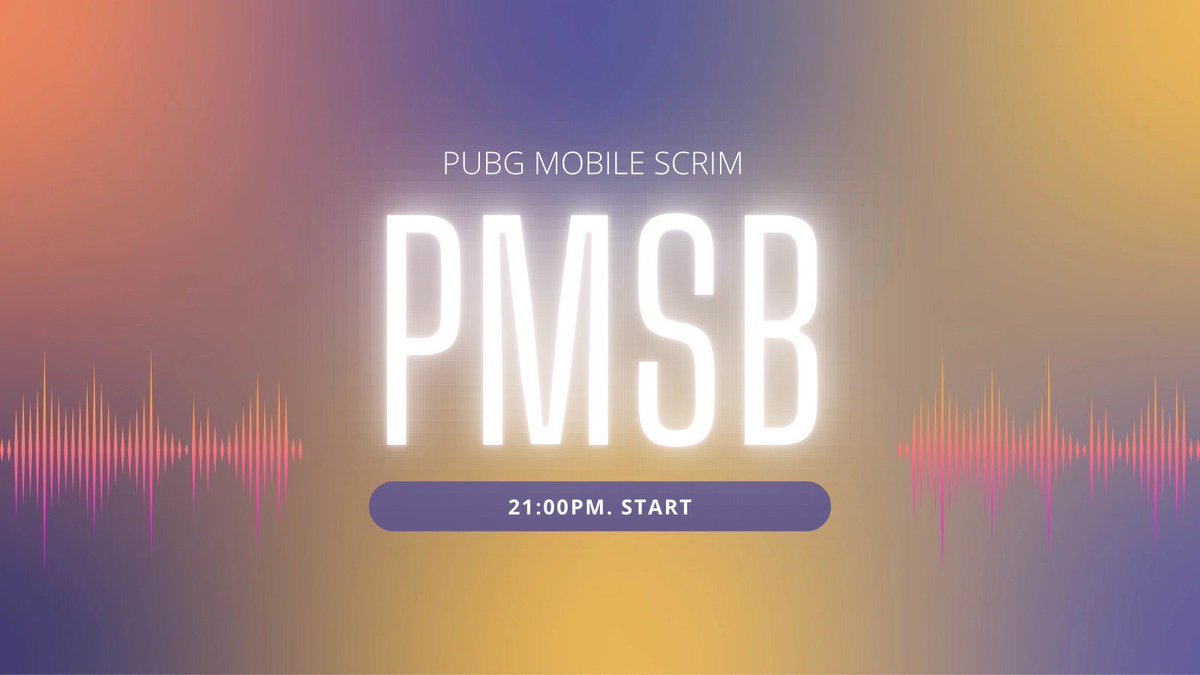 PMSB SCRIM 21:00~4戦
参加チーム募集してます!!
即席チームや次のOTに向けて
練習するチームの皆様は
是非ご参加ください⋆͛📢
#PMSB #PMOT #PMJL #スマホスクリム