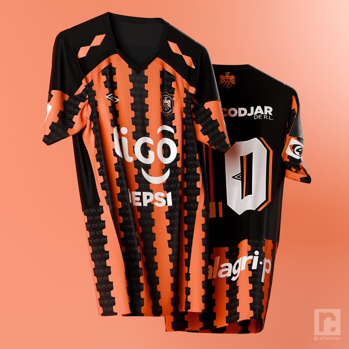 raffedesign's tweet photo. CD Águila × Umbro || Home Shirt Concept 🟠⚫ 🇸🇻
.
#footballdesign #soccerdesign #footballkits #footballkitdesign #elsalvador #cdaguila #umbro https://t.co/OtUC8d1ArD