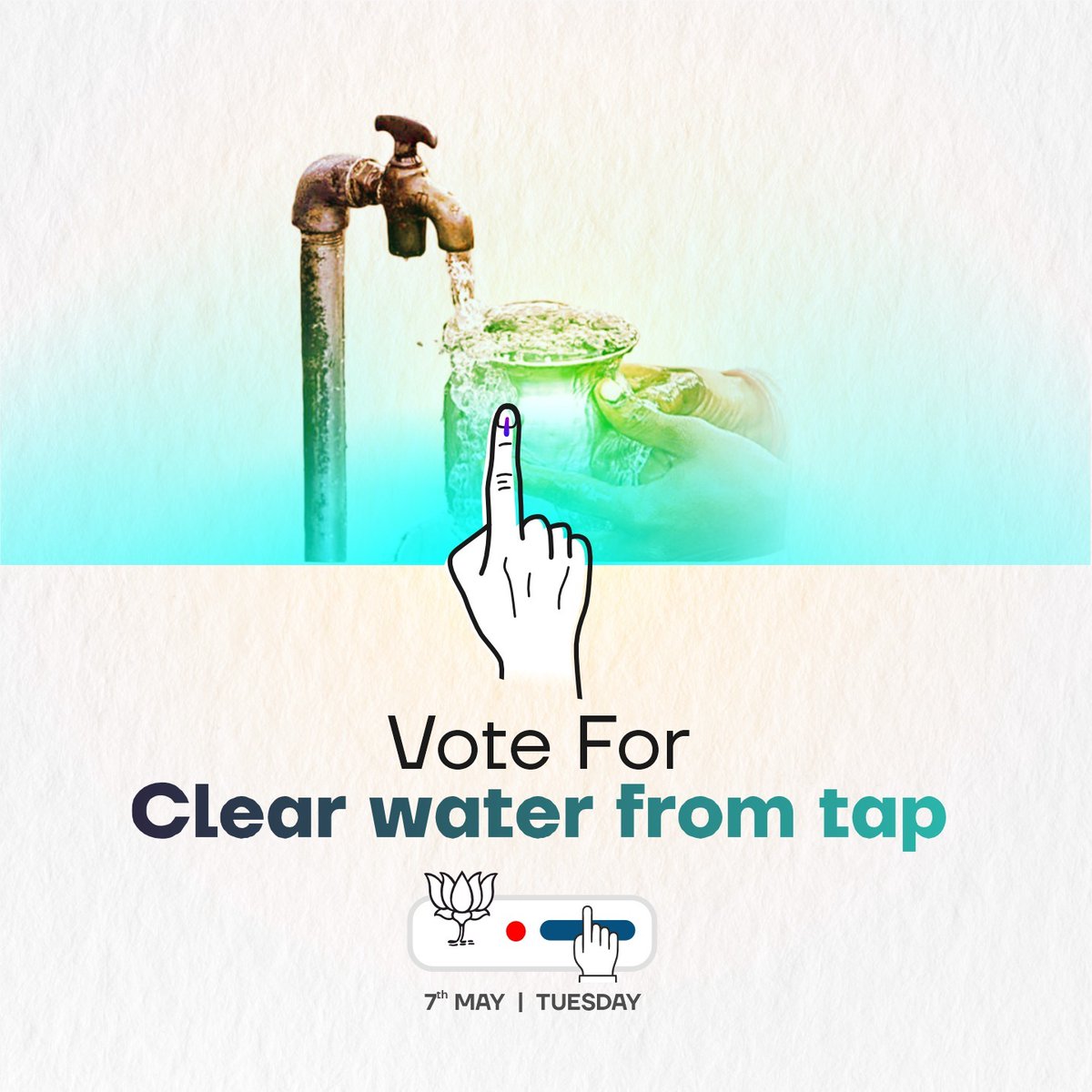 Vote For Free Clear Water From Tap
Vote For Modi Government 🪷✌️

#PhirEKBarModiSarkar 
#AbkiBar400Paar