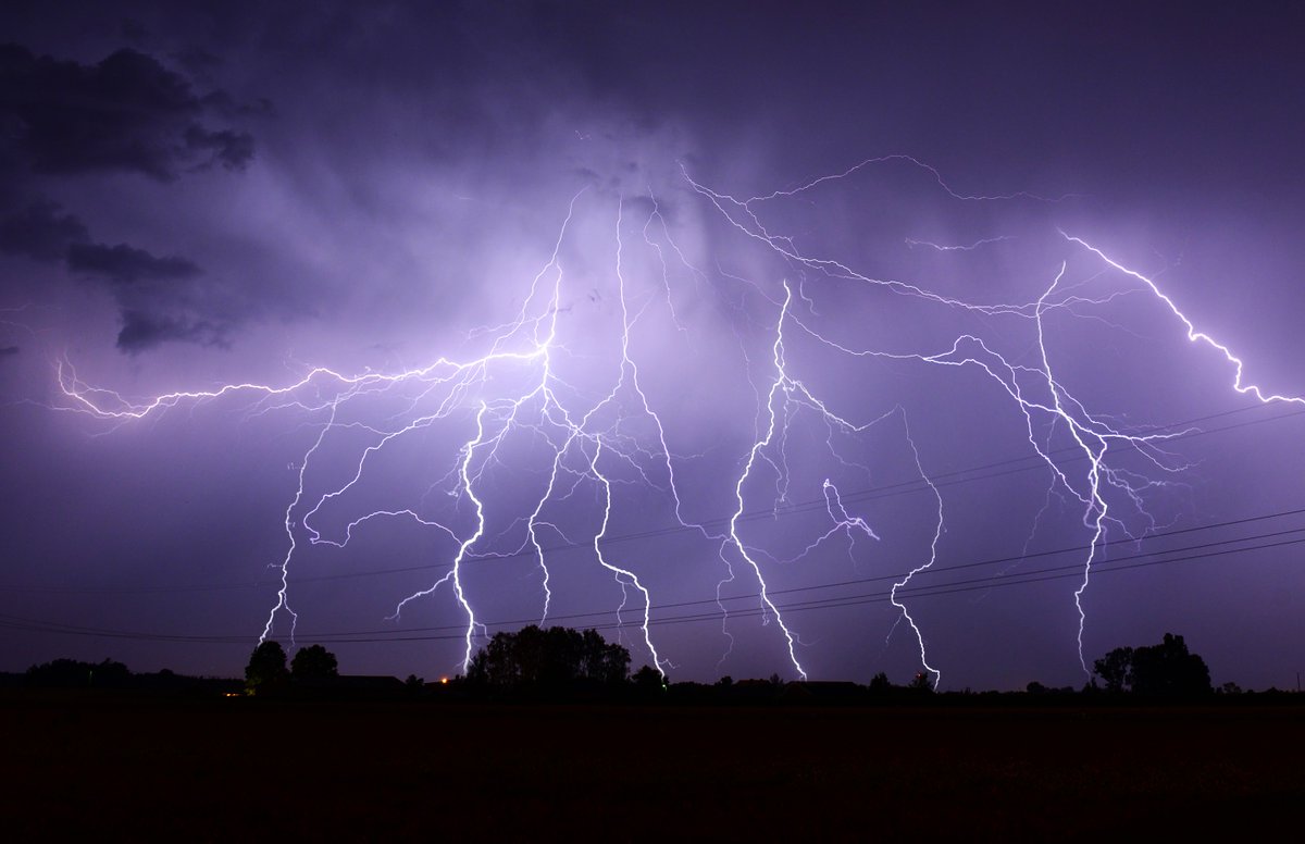 Interesting fact: On average, lightning strikes Earth between 40 and 100 times every second...