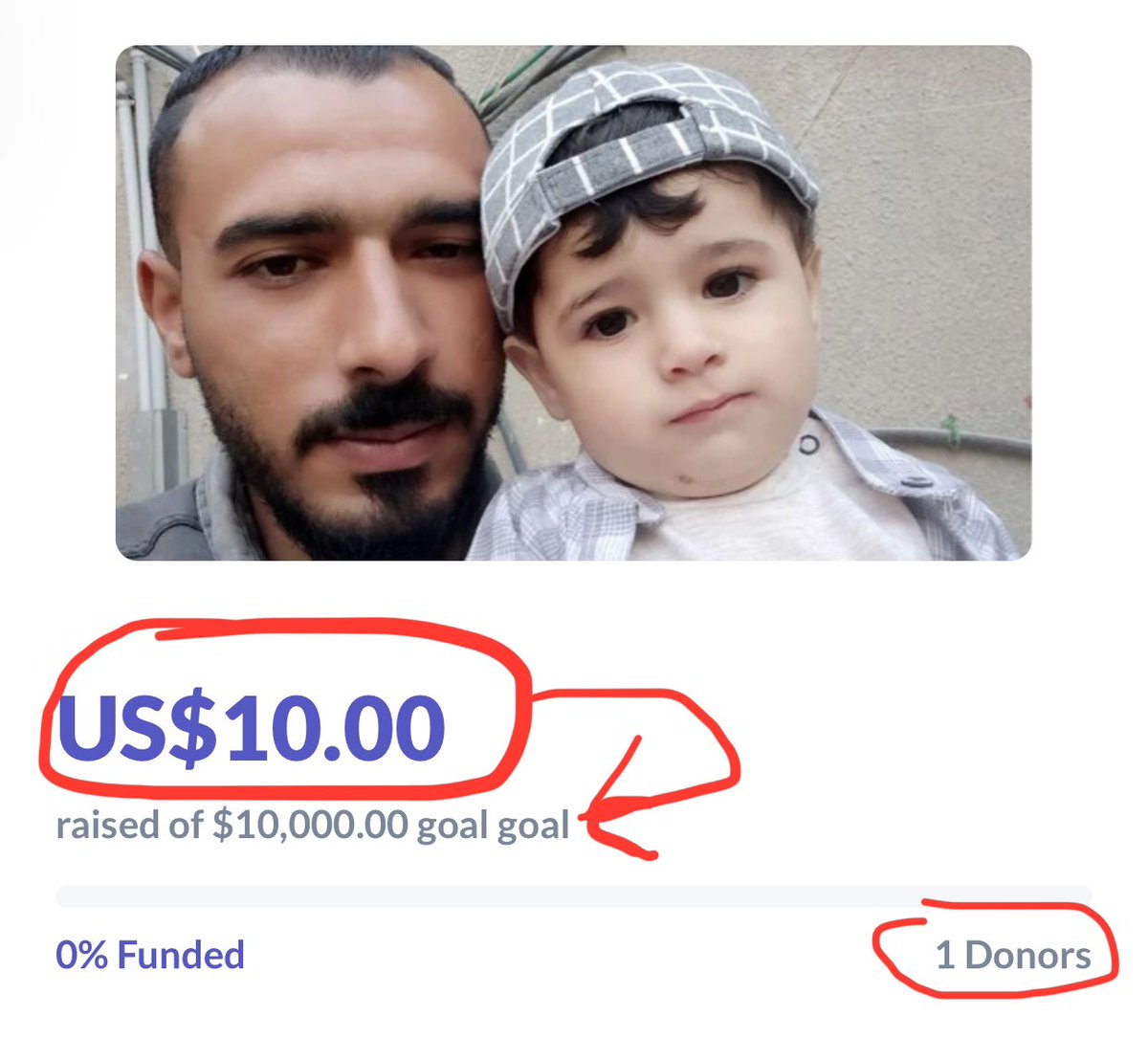 PLEASE HELP ABDAL HADI WITH GETTING DONATIONS FOR HIS CAMPAIGN. HE HAS ONLY GOTTEN ONE DONATION SO FAR AND HE NEEDS TO REACH HIS GOAL TO EVACUATE HIS FAMILY OUT OF GAZA! Donate ➡️ gogetfunding.com/we-hope-for-yo…
