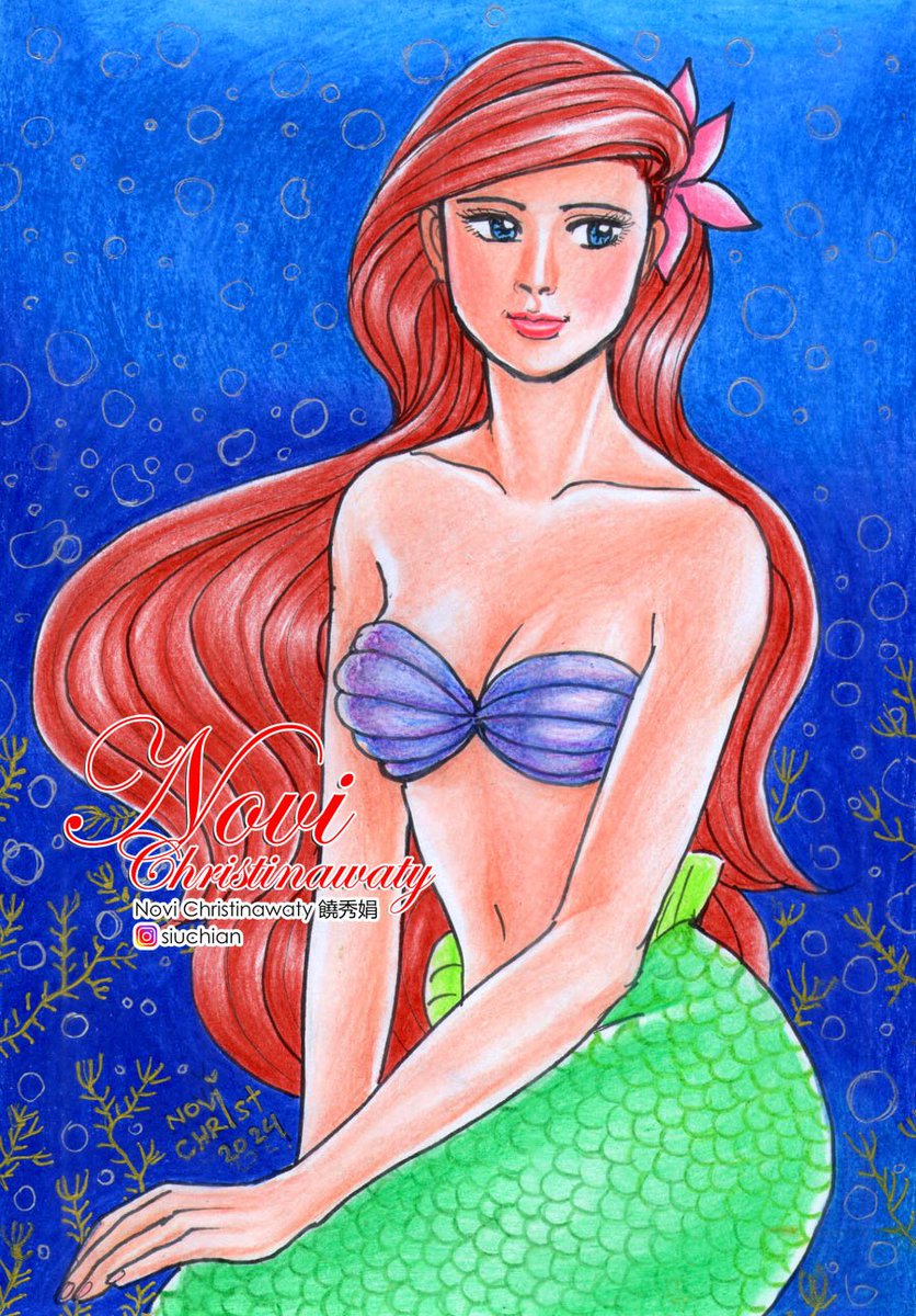 Ariel #ariel  #jodibenson #thelittlemermaid #daughtersoftriton #disneyprincess #disneyfanart #disneyart #disneymermaid  #mermaid #mermay #drawmermay2024 #mermay2024 
#sketch #lineart #illustration