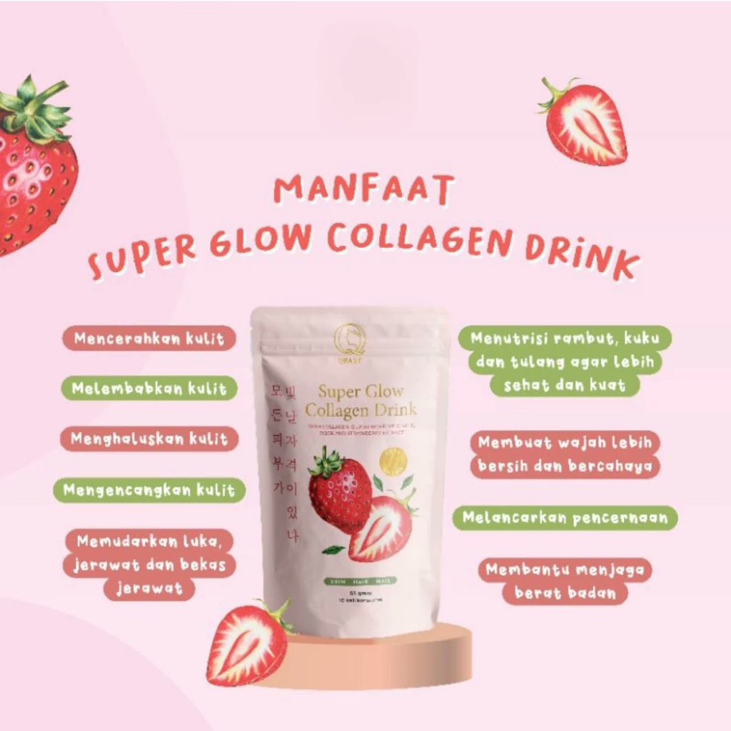 Rasakan kilau istimewa dengan QBAST QELSEA Super Glow! Minuman kolagen rasa strawberry, whitening booster untuk kulit cerah. Nikmati kecantikan alami mulai hari ini.
Beli sekarang 👉 shope.ee/3L4hGZeZmd

#qbastqelsea
#qbastqelseasuperglow
#produkkecantikan