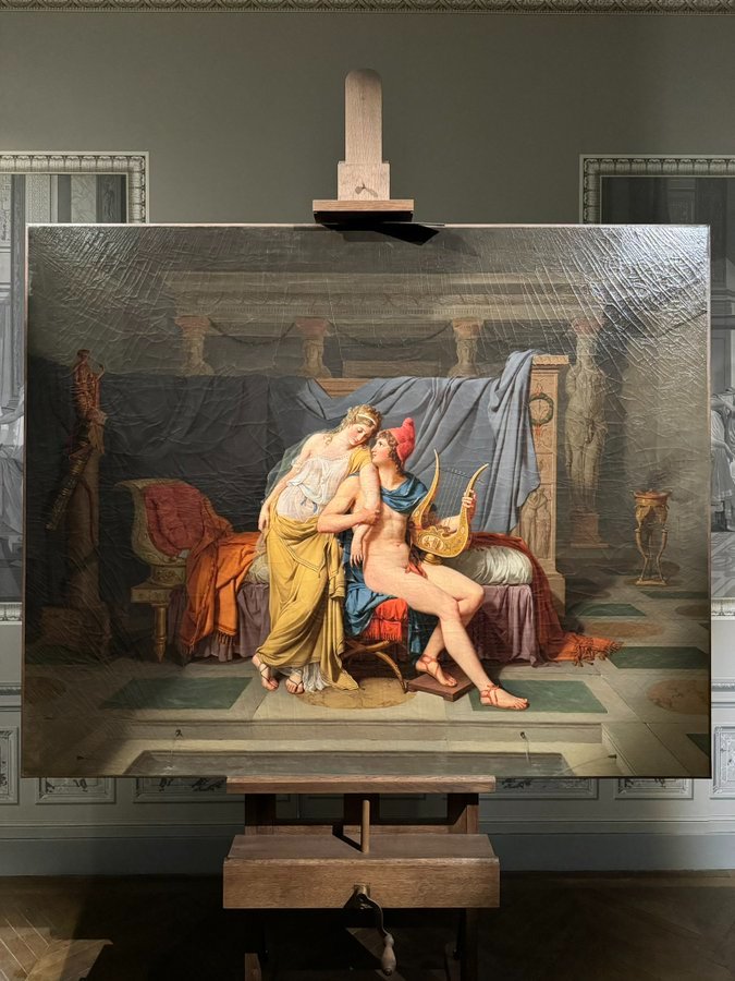 Paris e Helen de Jacques-Louis David no Musée des Arts Décoratifs
@madparisfr