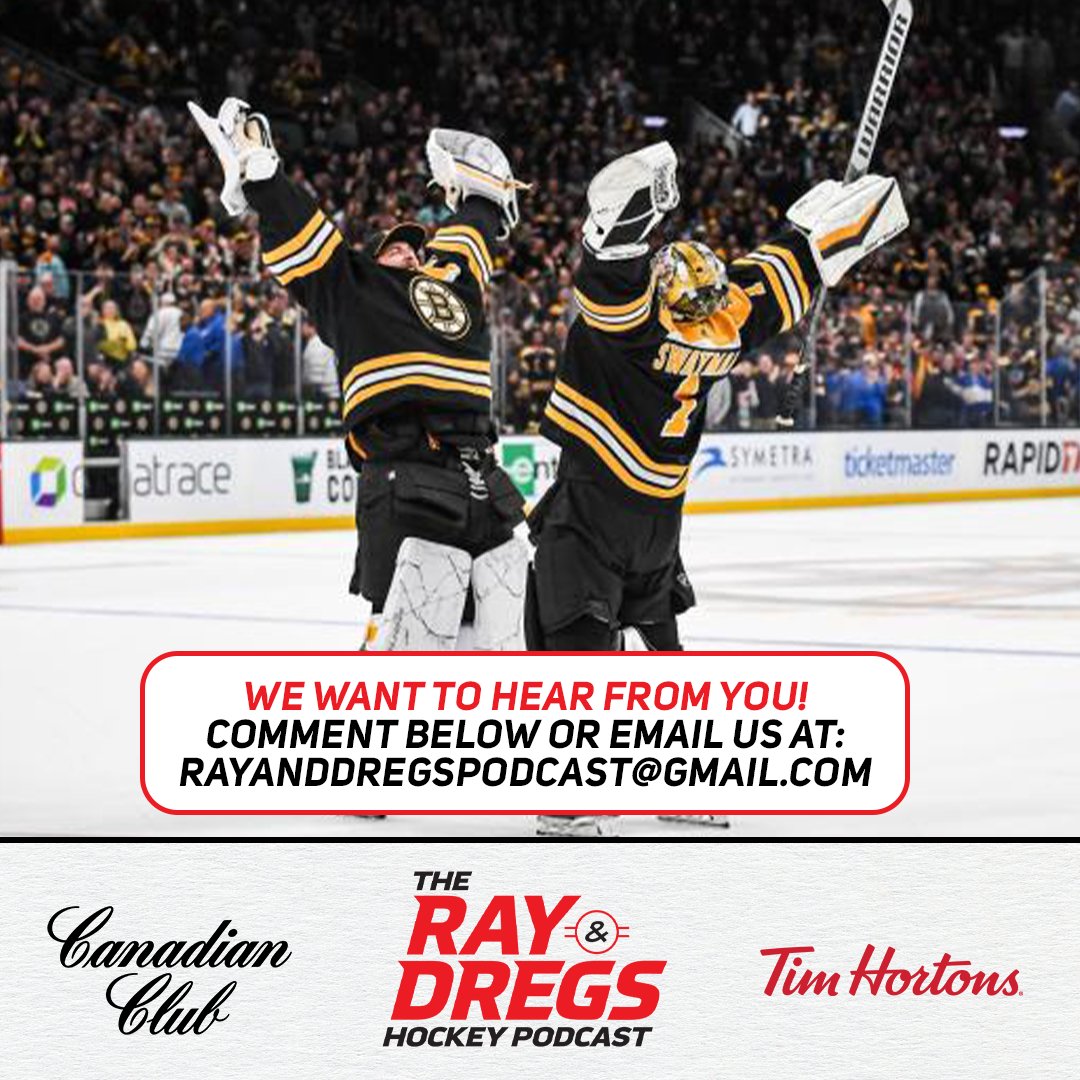 Round 2 is underway... got a question for Ray and/or Dregs? Send your best queries in the comments below or email them to rayanddregspodcast@gmail.com Your question could be answered by @rayferraro21 & @DarrenDreger in our next episode! @Canadian_Club @TimHortons