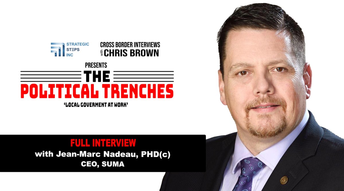 THE POLITICAL TRENCHES: Today, Our Full Interview with @JM_Nadeau , CEO of the @SUMAConnect 📽️ Youtube: youtu.be/0CQ51IyUXmQ 🎧Apple: apple.co/3GISqEX 🎧Spotify: podcasters.spotify.com/pod/show/thepo… @ian_mccor @strategic_steps