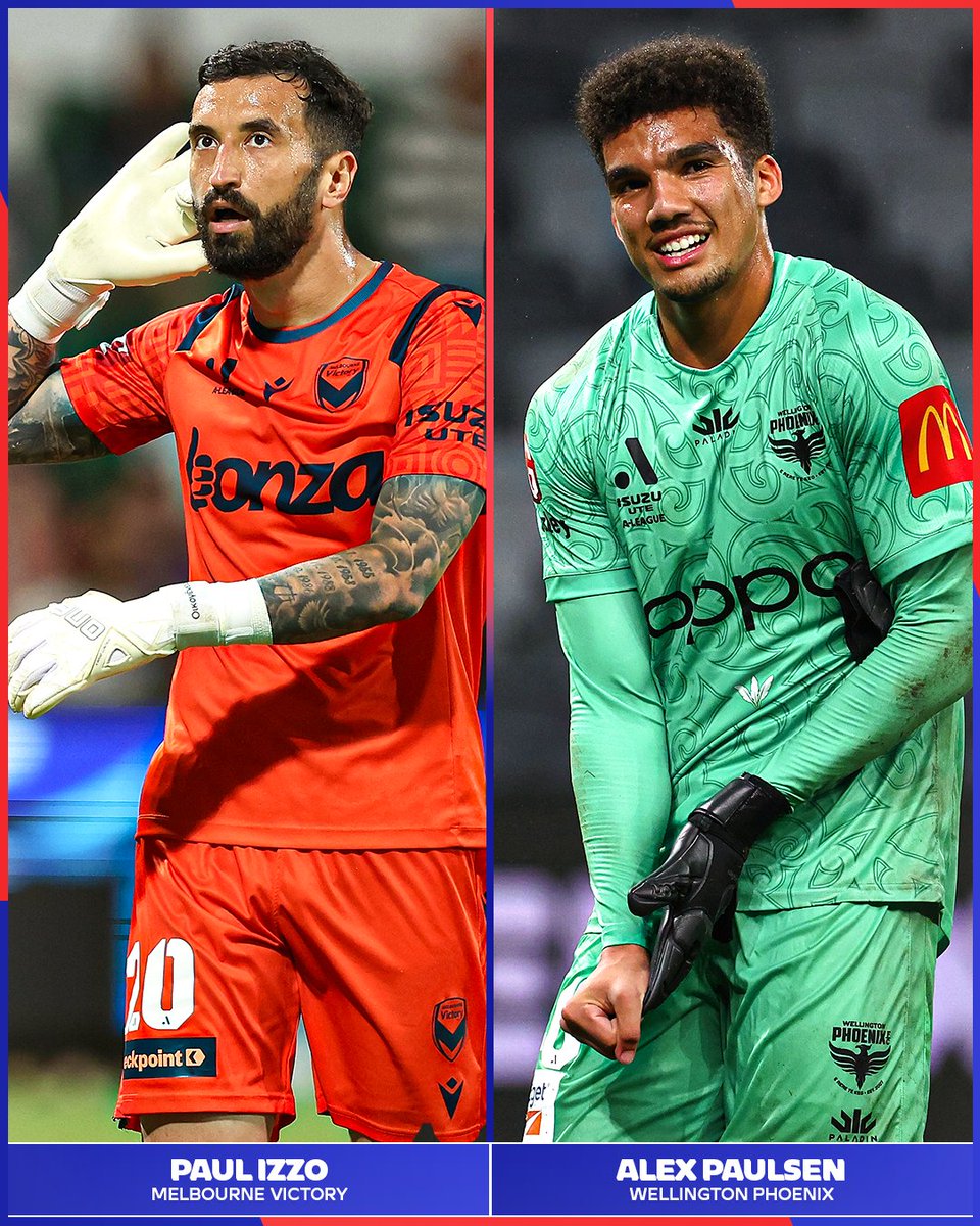 You can only pick one. Who you got? 👇 Two of the Isuzu UTE A-League's best goalkeepers face off this Sunday in the Semi Finals. Victory v Phoenix. AAMI Park. Get your tickets now 🎟 bit.ly/4dx2YG8