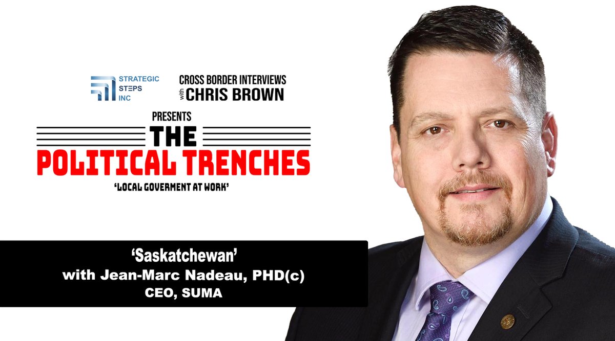 THE POLITICAL TRENCHES: Ian and Chris talk about the top stories of the week, then @JM_Nadeau , CEO of @SUMAConnect talks 'Saskatchewan'. 📽️ Youtube: youtu.be/1N8q16AIiuI 🎧Apple: apple.co/3GISqEX 🎧Spotify: podcasters.spotify.com/pod/show/thepo… @ian_mccor @strategic_steps