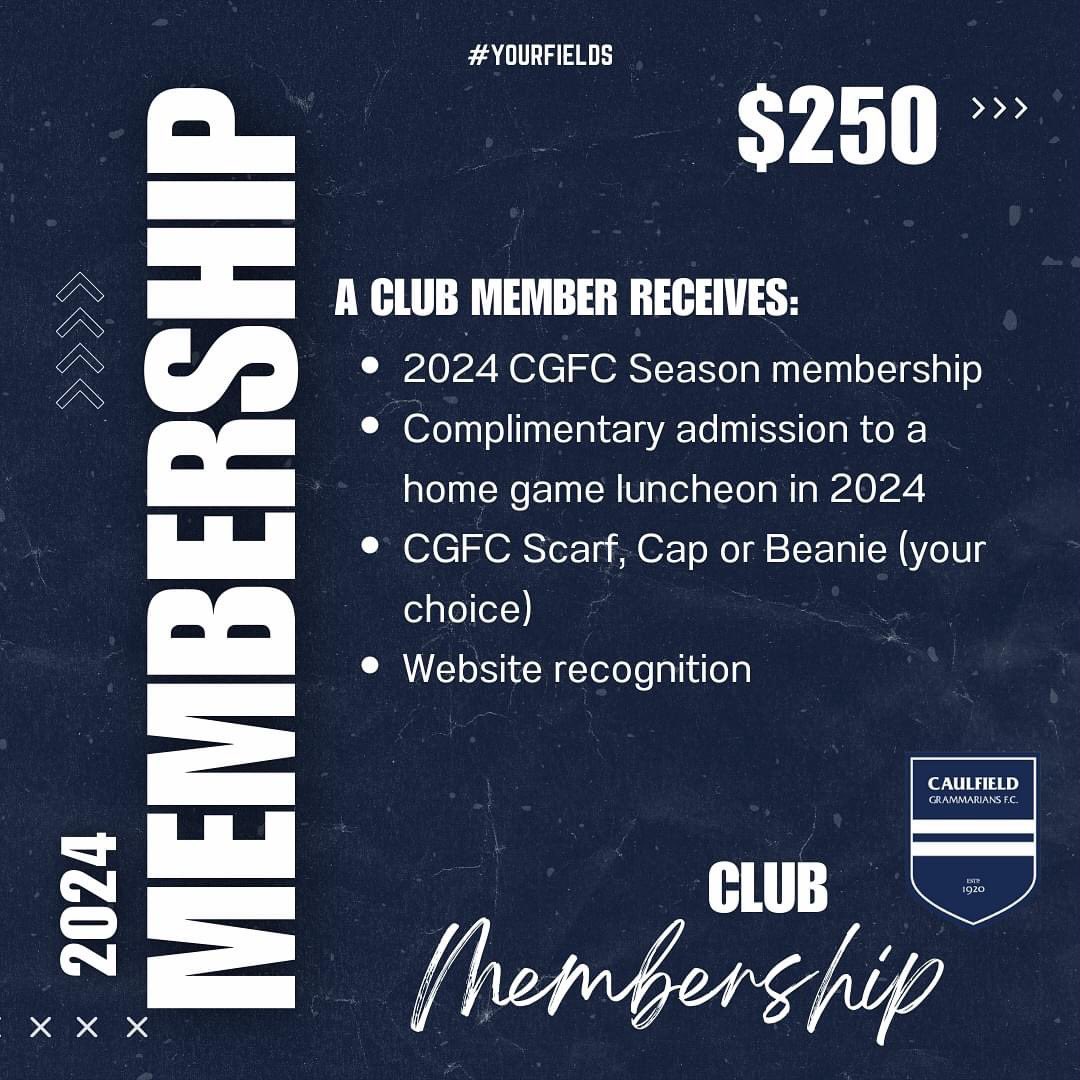 CGFC are proud to announce we have now hit a new record for Membership numbers this year. Thank you to everyone that has joined so far.
We still need more Members as every dollar goes into the running of our club.

Get yours now at cgfc.com.au/membership
💙🤍