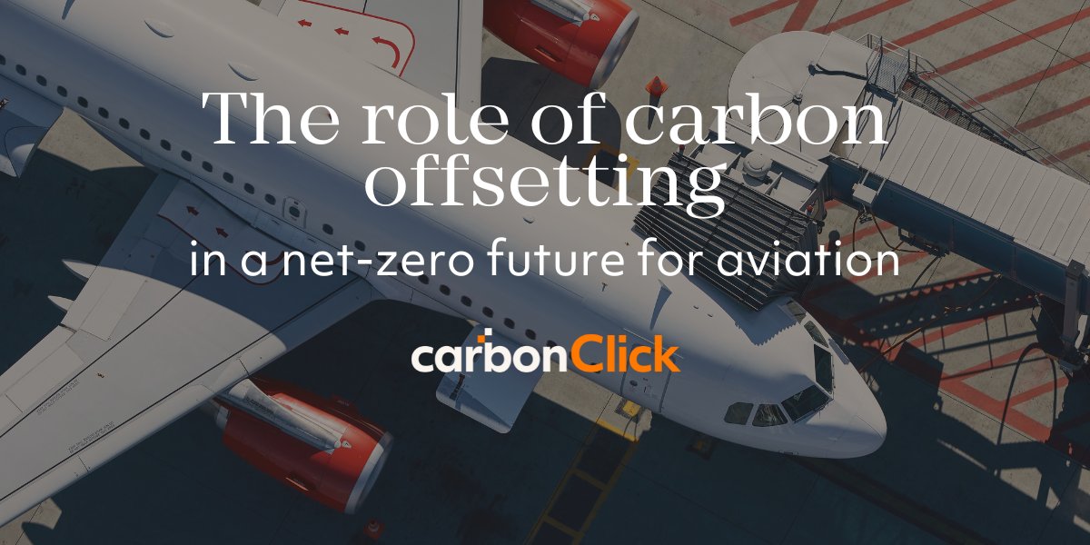 Collaboration is key to achieving #NetZero #aviation! Our article explores the hurdles and solutions for net-zero aviation including the continued role of #carbonoffsetting. Plus, a look at the UK's ambitious 10% SAF target.

Read more: carbonclick.com/news-views/why…