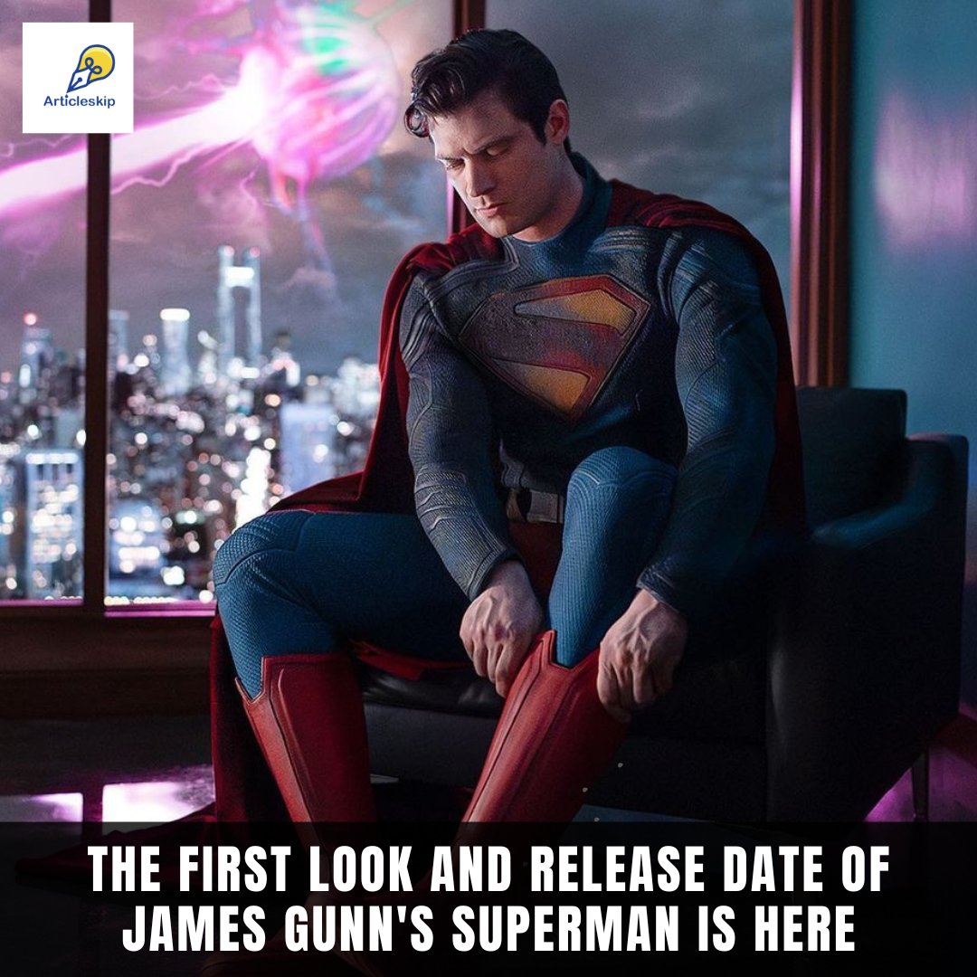The wait is over - instagram.com/p/C6pzgDUJamy/…
.
#Superman #JamesGunn #DavidCorenswet #dccomics #warnerbros #articleskip #Trending #trendingnews #EntertainmentNews #entertainment