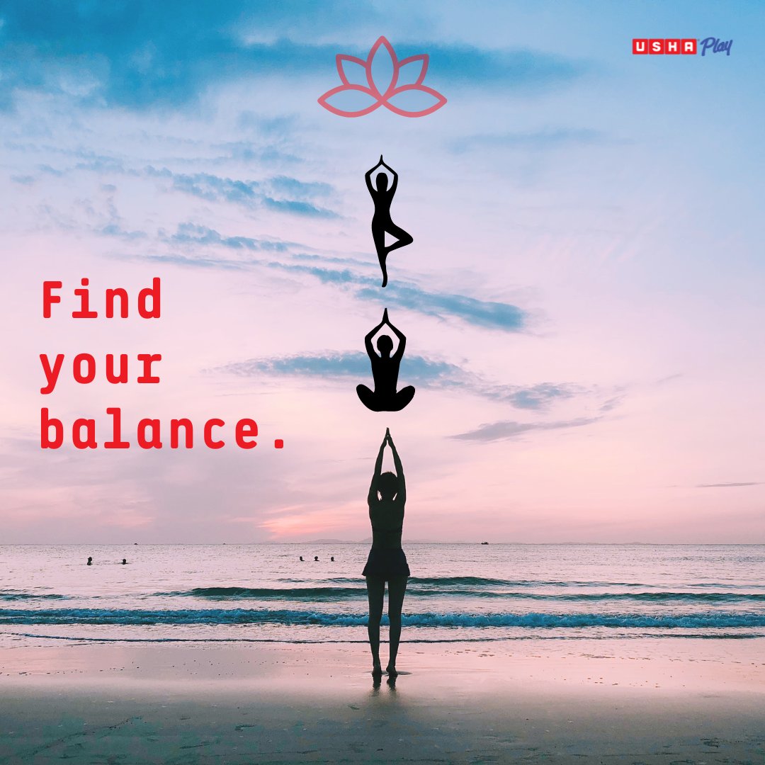 🧘‍♂️ Breathe in the positivity, breathe out the stress. #Yoga for balance and peace. #MorningMotivation #HealthyHabits #UshaPlay